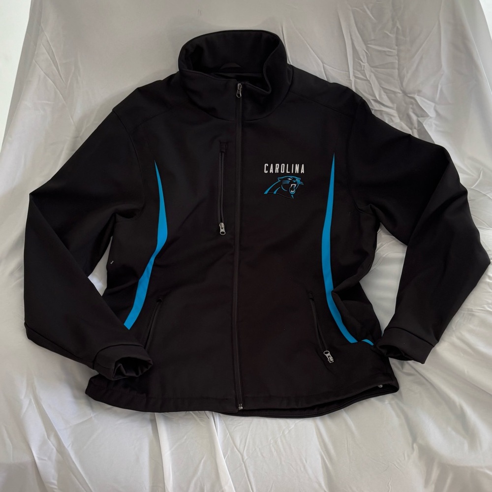 Carolina Panthers Men’s NFL Jacket Size Large NWOT “Keep Pounding”!